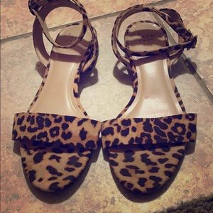 Leopard sandals